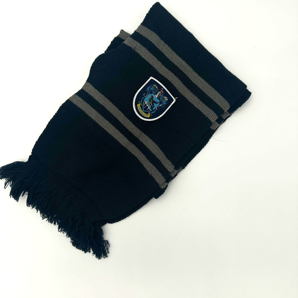 Hogwarts RAVENCLAW Knit Scarf and Socks Luna Lovegood Halloween Cosplay Costume - Picture 7 of 9